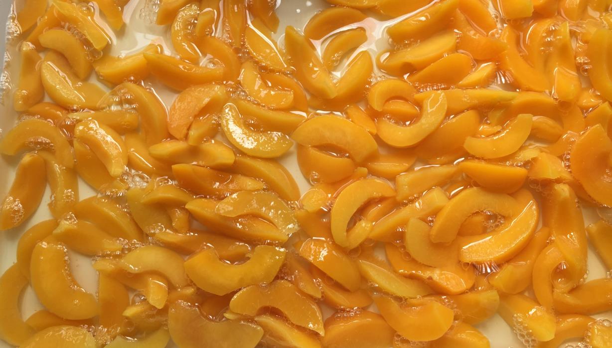 canned yellow peach sliced